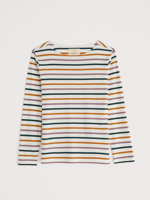 Seasalt Women's Sailor Shirt In Tri Breton Verte