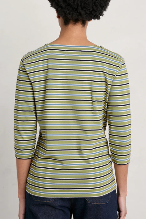 Seasalt Women's Sailor Top In Odessa Gooseberry Tide