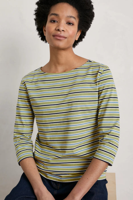 Seasalt Women's Sailor Top In Odessa Gooseberry Tide