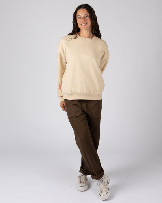 Saltrock Women's Perfect Set Womens Oversized Sweatshirt In Cream