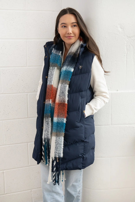 Lighthouse Women's Savannah Long Gilet In Navy