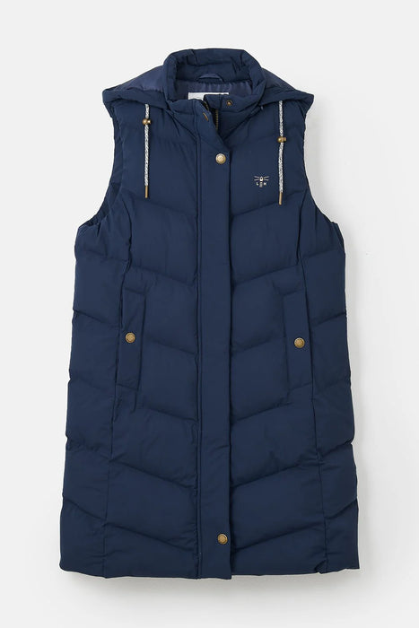 Lighthouse Women's Savannah Long Gilet In Navy