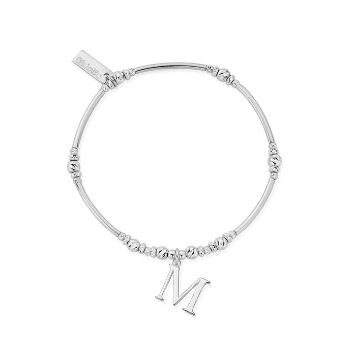 ChloBo Initial Bracelet Silver - M