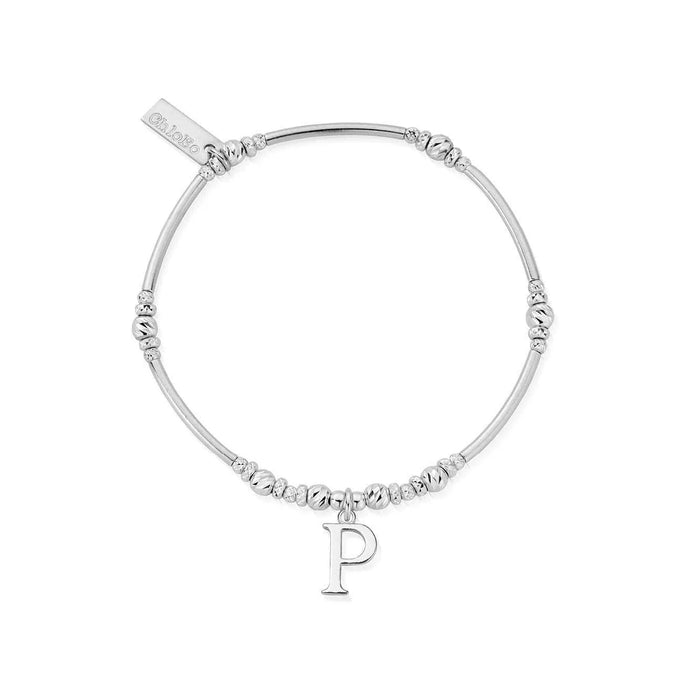 ChloBo Initial Bracelet Silver - P