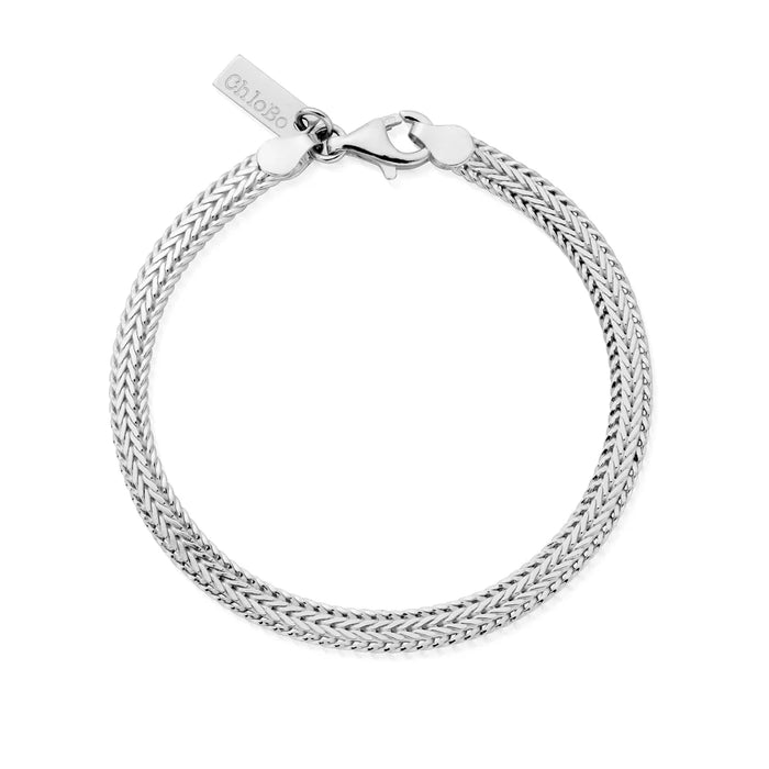 ChloBo The Tide Bracelet Snake Chain Silver