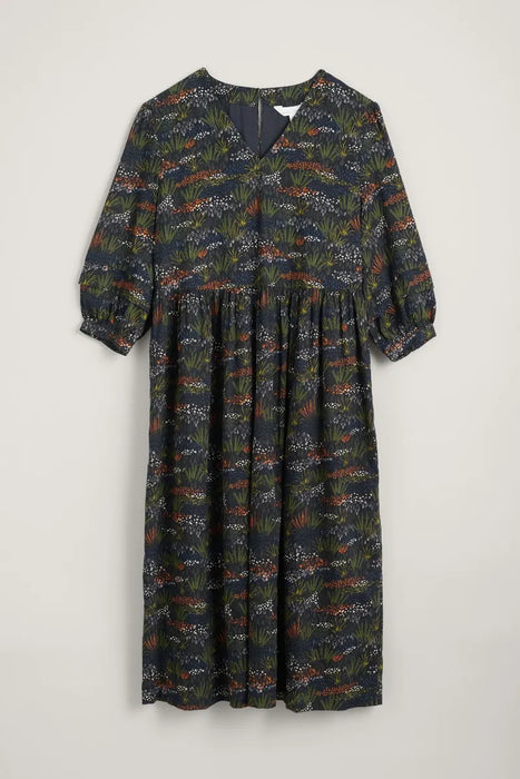 Seasalt Women's Sea Line Dress - Moor Meadow Onyx