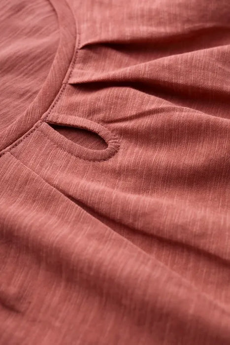 Seasalt Women's  Appletree Keyhole Detail T-Shirt  - Clover