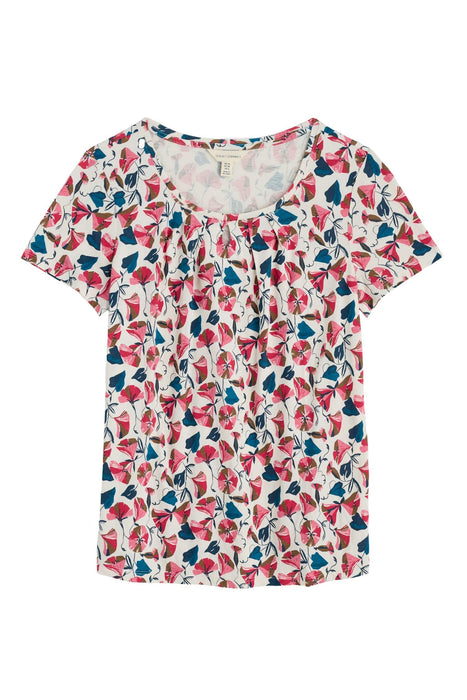 Seasalt Women's Appletree T-shirt Parasol Floral Chalk