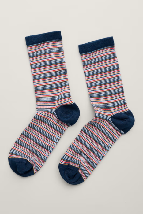 Seasalt Women's Everyday Socks In Handline Galley