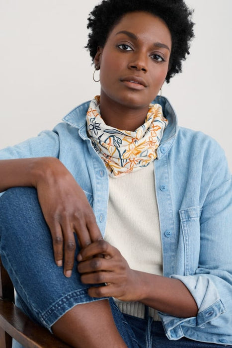 Seasalt Women's Organic Cotton Handyband In Painted Daffodil Chalk