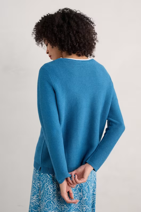 Seasalt Women's Makers Cotton Jumper In Sailboats