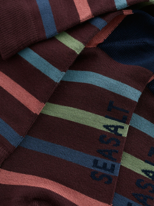 Seasalt Men's Arty Socks In Breton Timber