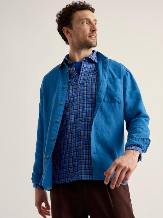 Seasalt Men's Banyan Cotton Shirt In Kelynack Splash