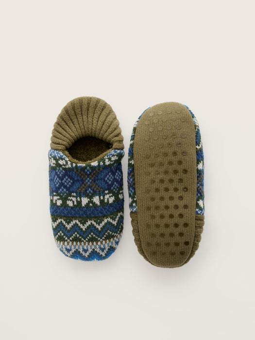 Seasalt Men's Cabin Slippers In Twigs Artichoke