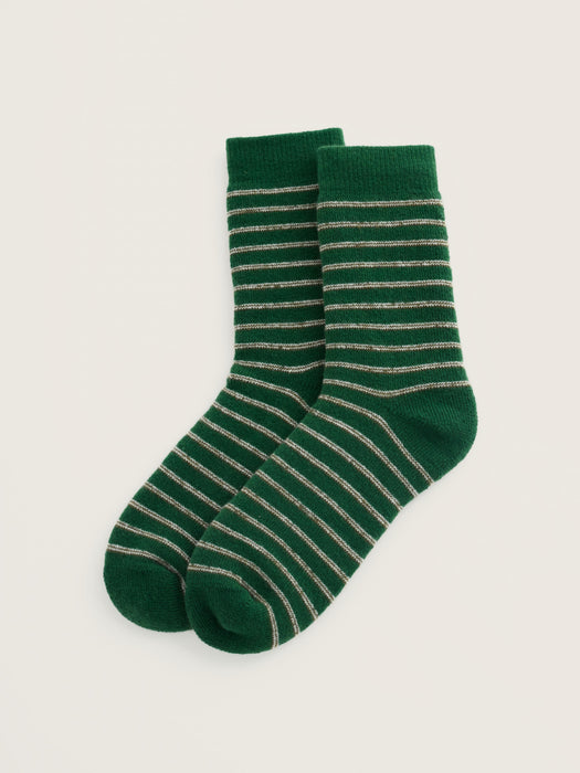 Seasalt Men's Cosy Sailor Socks In Breton Artichoke Aran Twist