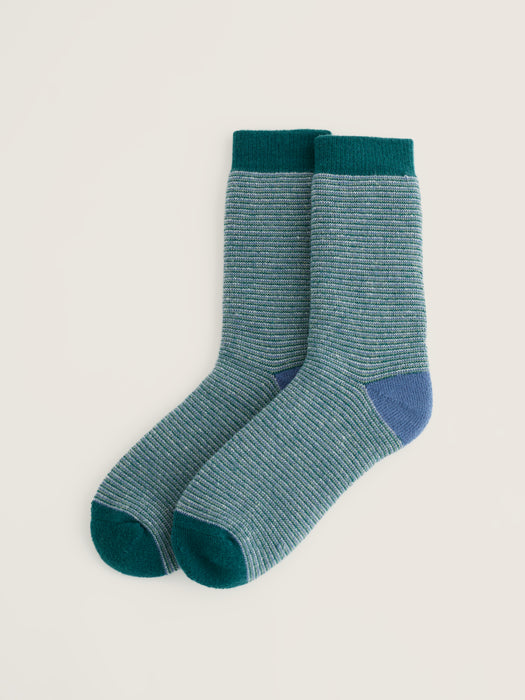 Seasalt Men's Cosy Sailor Socks In Ladder Thicket