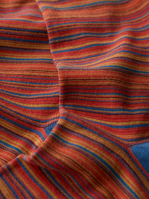 Seasalt Men's Everyday Socks In Ripple Marks Dark Terracotta Mix