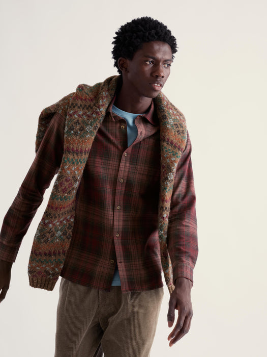 Seasalt Men's Stonework Shirt In Limestone Timber