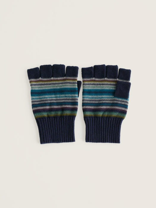 Seasalt Men's Trenale Fingerless Gloves In Sown Squall