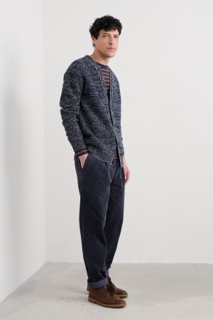 Seasalt Men's Tresawls Cardigan In Maritime