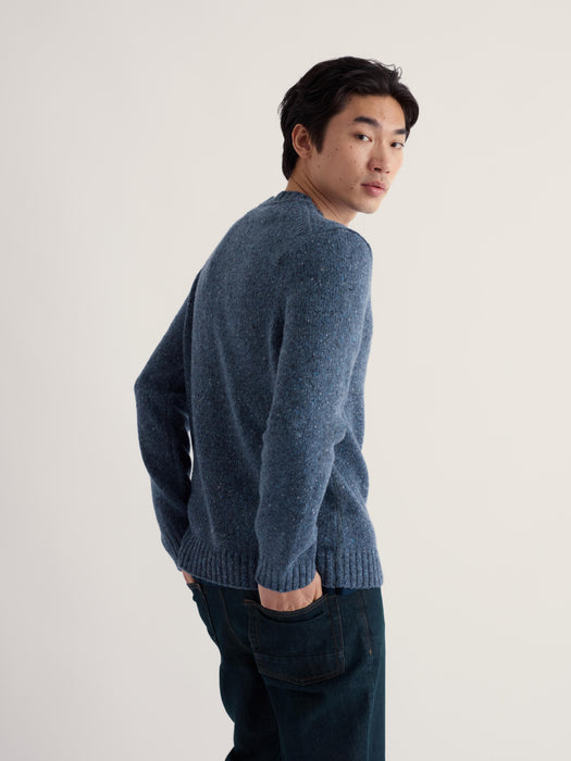 Seasalt Men's Trowan Crew Neck Jumper In Squall