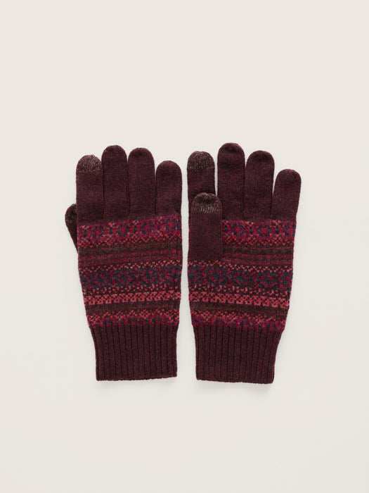 Seasalt Men's Very Clever Gloves In Tiling Timber