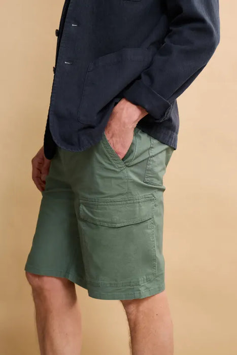 Seasalt Men's Dark Balsam Men's Tillerman Organic Cotton Cargo Shorts