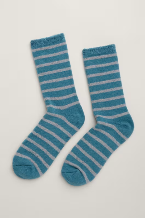 Seasalt Men's Cabin Socks In Breton Dark Cadet