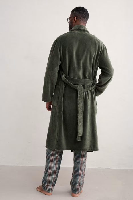 Seasalt Men's Potter Robe In Woodland