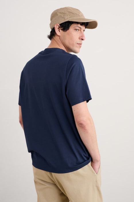 Seasalt Men's Midwatch Organic Cotton T-Shirt In Scenic Collage Maritime