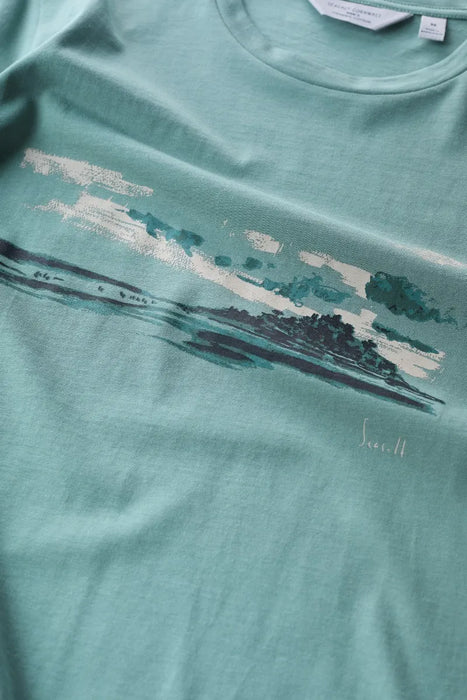 Seasalt Men's Midwatch Organic Cotton T-Shirt In Seascape