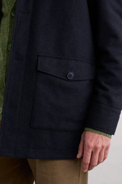 Seasalt Men's Rowlocks Coat In Midstream Maritime