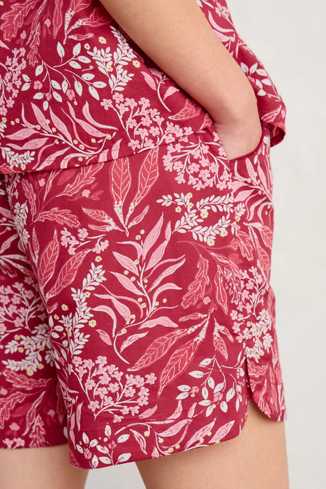 Seasalt Women's Moonflower Vest Top Pyjama Set - Riverbed Floral Mainsail