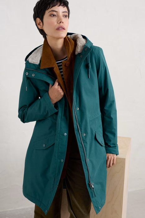 Seasalt Women's Plant Hunter Waterproof Parka Coat In Gust