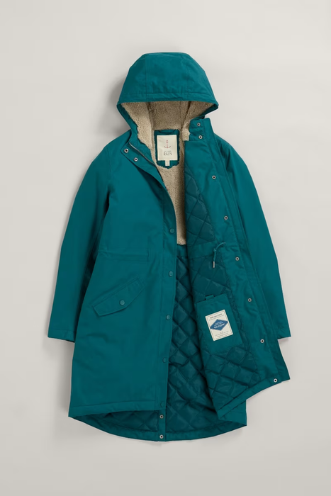 Seasalt Women's Plant Hunter Waterproof Parka Coat In Gust