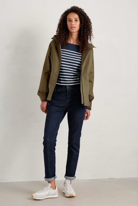 Seasalt Women's Sailor Shirt In Falmouth Breton Maritime Chalk