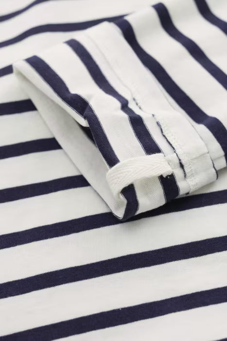 Seasalt Women's Sailor Shirt In Falmouth Breton Chalk Maritime