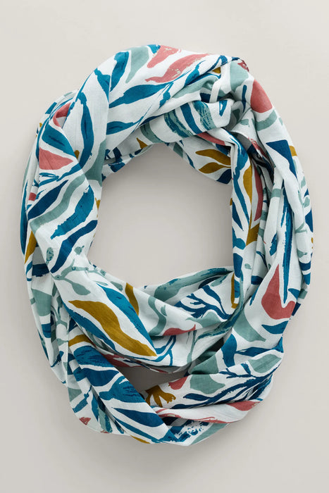 Seasalt Summer Circle Scarf - Kelp Forest Chalk