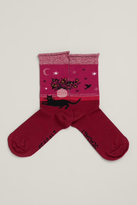 Seasalt Women's Arty Socks In Hearth Dulse