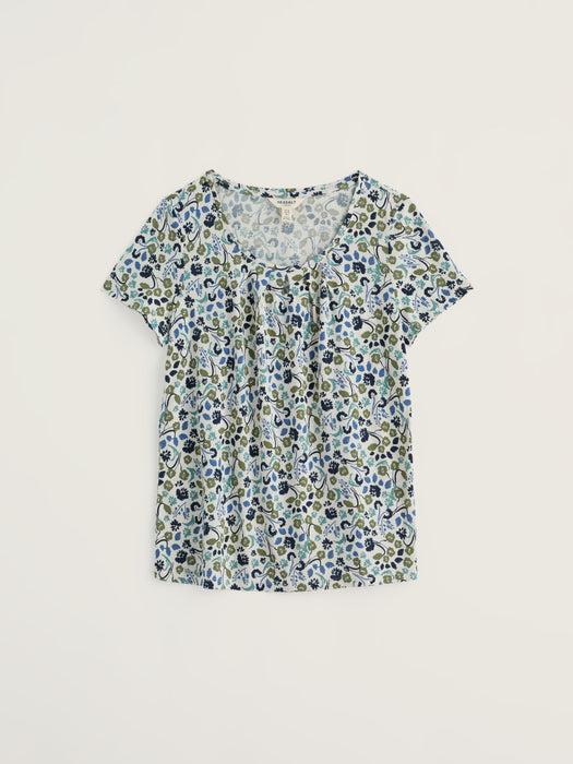 Seasalt Women's Appletree T-Shirt In Beach Blooms Chalk