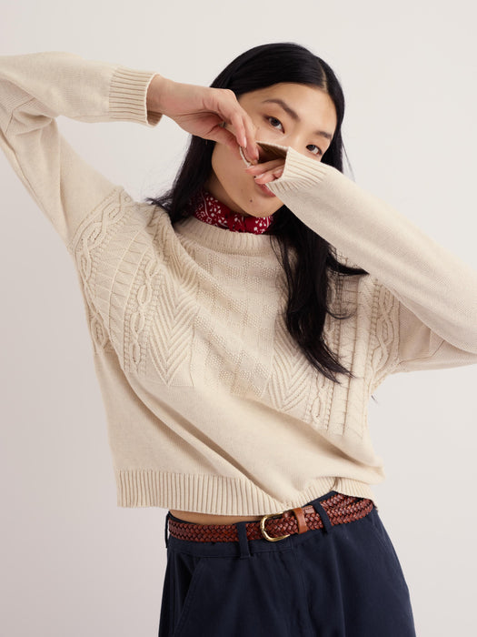 Seasalt Women's Applewood Jumper In Aran