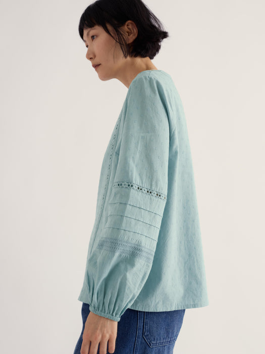 Seasalt Women's Fountain Grass Top In Limpet