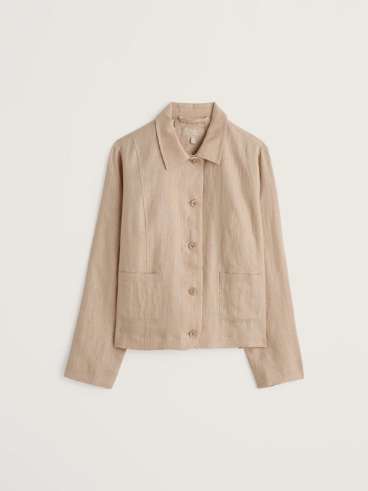 Seasalt Women's Arame Linen Jacket In Whelk