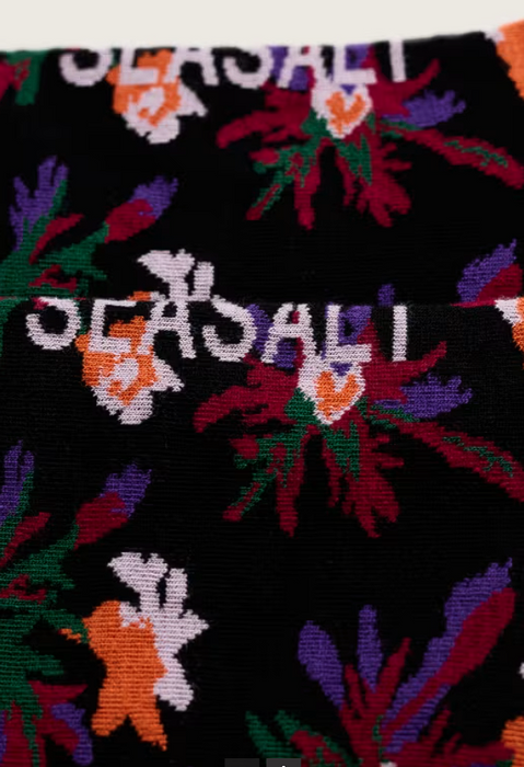 Seasalt Women's Arty Socks In Roseland Blooms Onyx