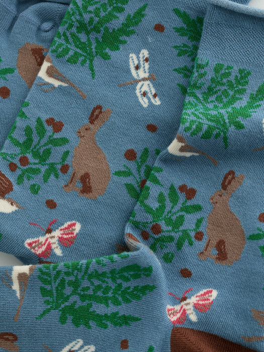 Seasalt Women's Bamboo Arty Socks In Fern Hare Lichen