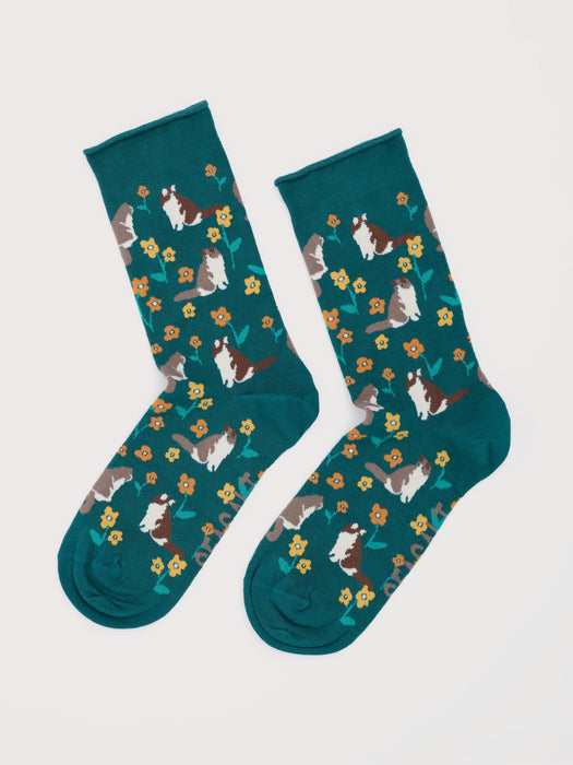 Seasalt Women's Bamboo Arty Socks In Lazy Days Deep Dive