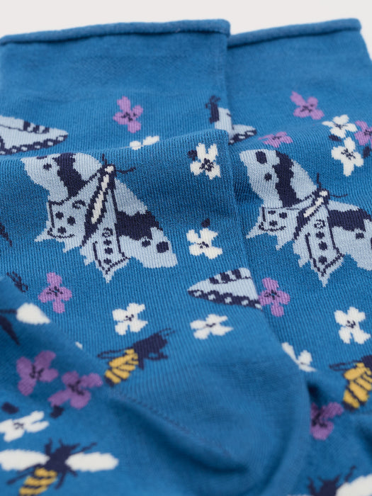 Seasalt Women's Bamboo Arty Socks In Wing Flower Shore