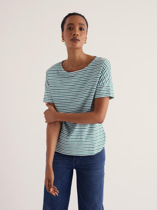 Seasalt Women's Bryher View T-Shirt In Pellitras Estuary