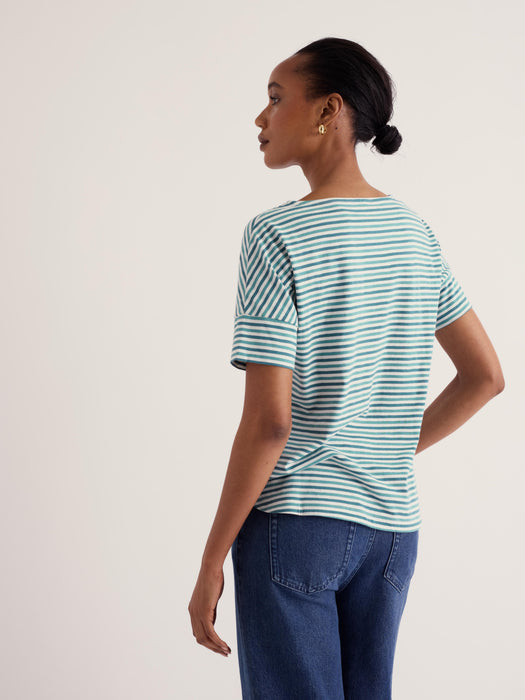Seasalt Women's Bryher View T-Shirt In Pellitras Estuary