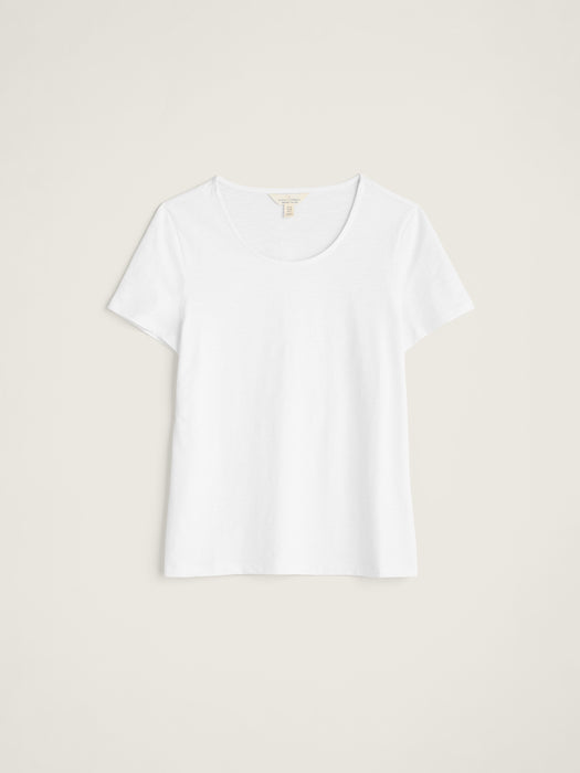 Seasalt Women's Camerance T-Shirt in GOTS-Certified Organic Cotton In Salt